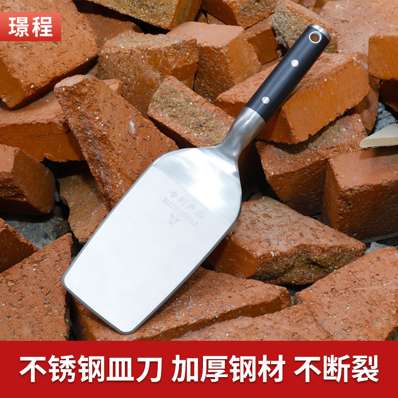 Stainless Steel Reinforced Straight-Shank Brick Trowel - 3